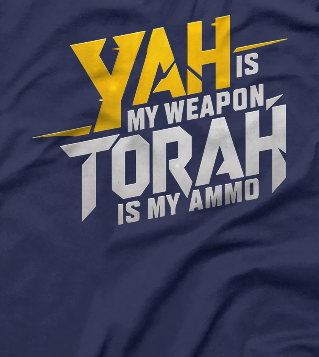 Hebrew Israelite Clothing Yah is My Weapon Judah Torah Premium T-Shirt