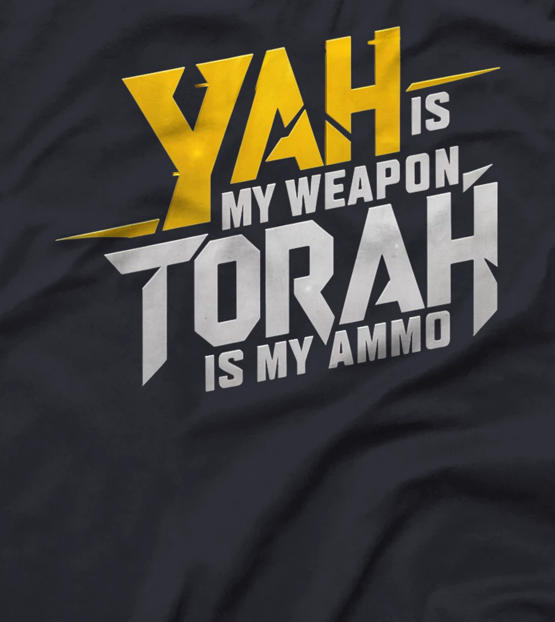 Hebrew Israelite Clothing Yah is My Weapon Judah Torah Premium T-Shirt