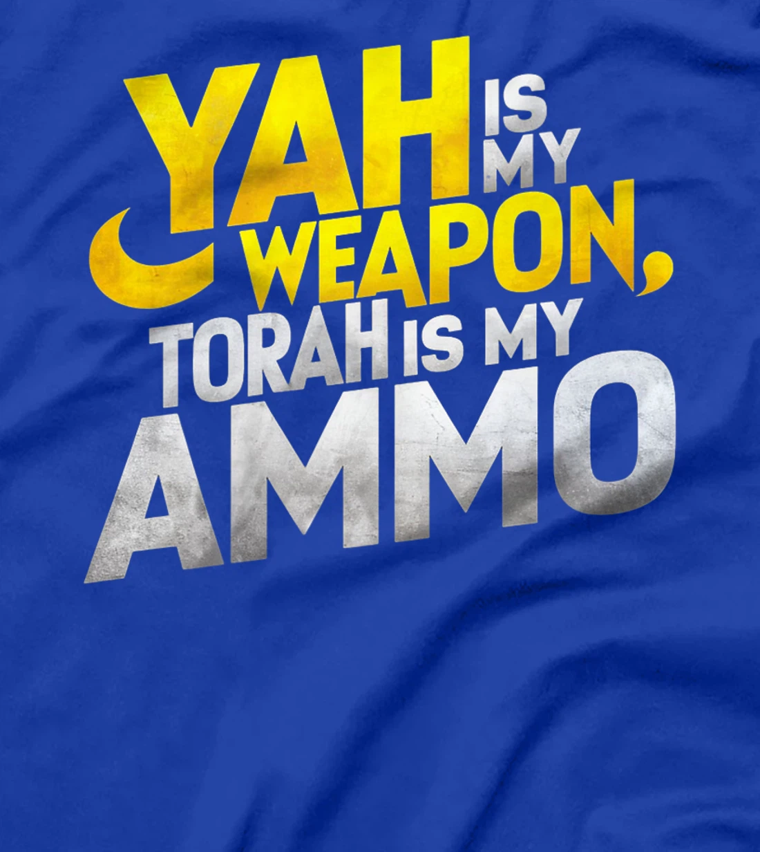 Hebrew Israelite Clothing Yah is My Weapon Judah Torah Premium T-Shirt