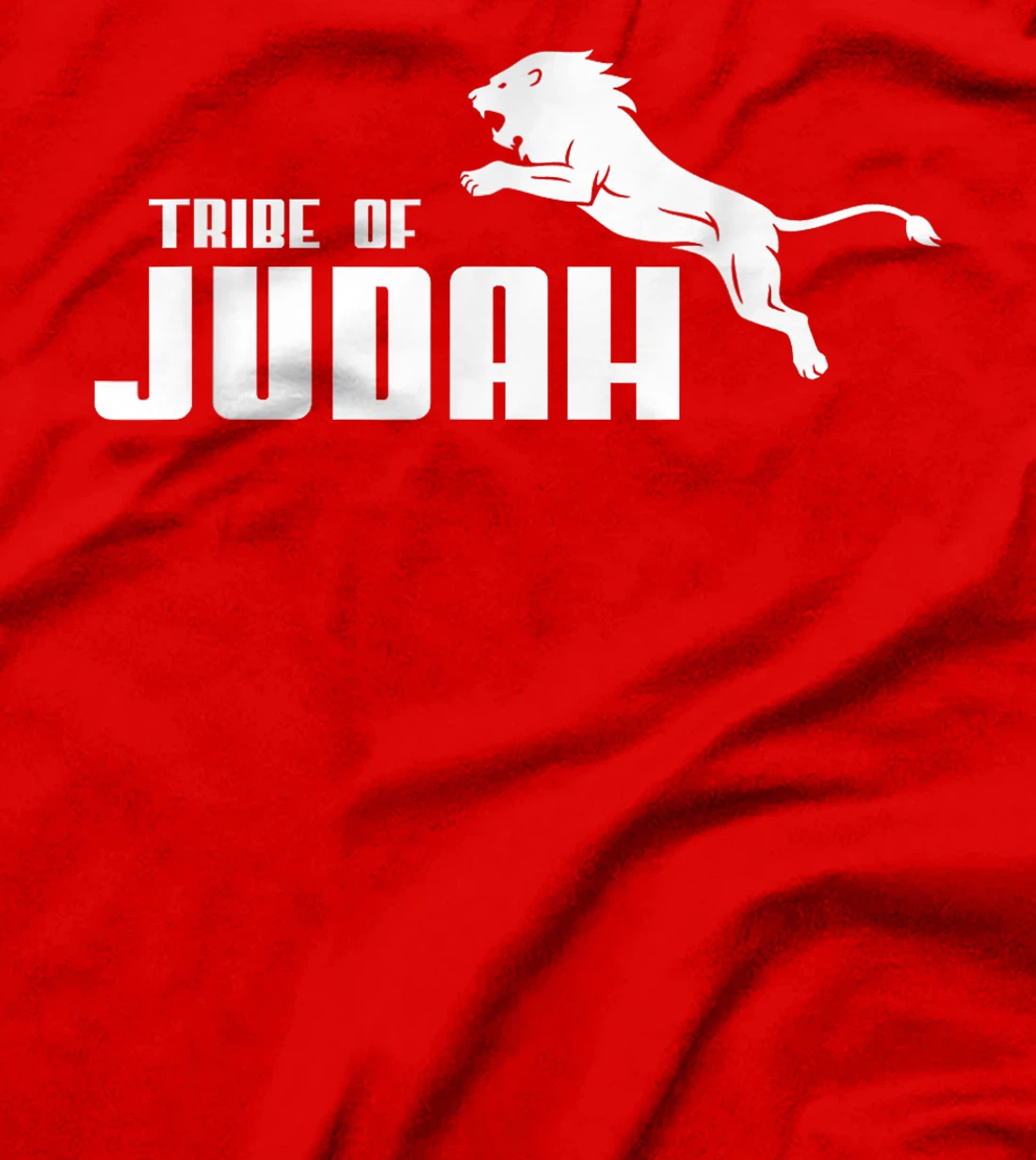 Tribe of Judah Lion Jumping Lion Of Zion Hebrew Israelite T-Shirt