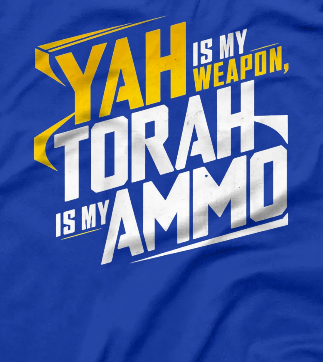 Hebrew Israelite Clothing Yah is My Weapon Judah Torah Premium T-Shirt