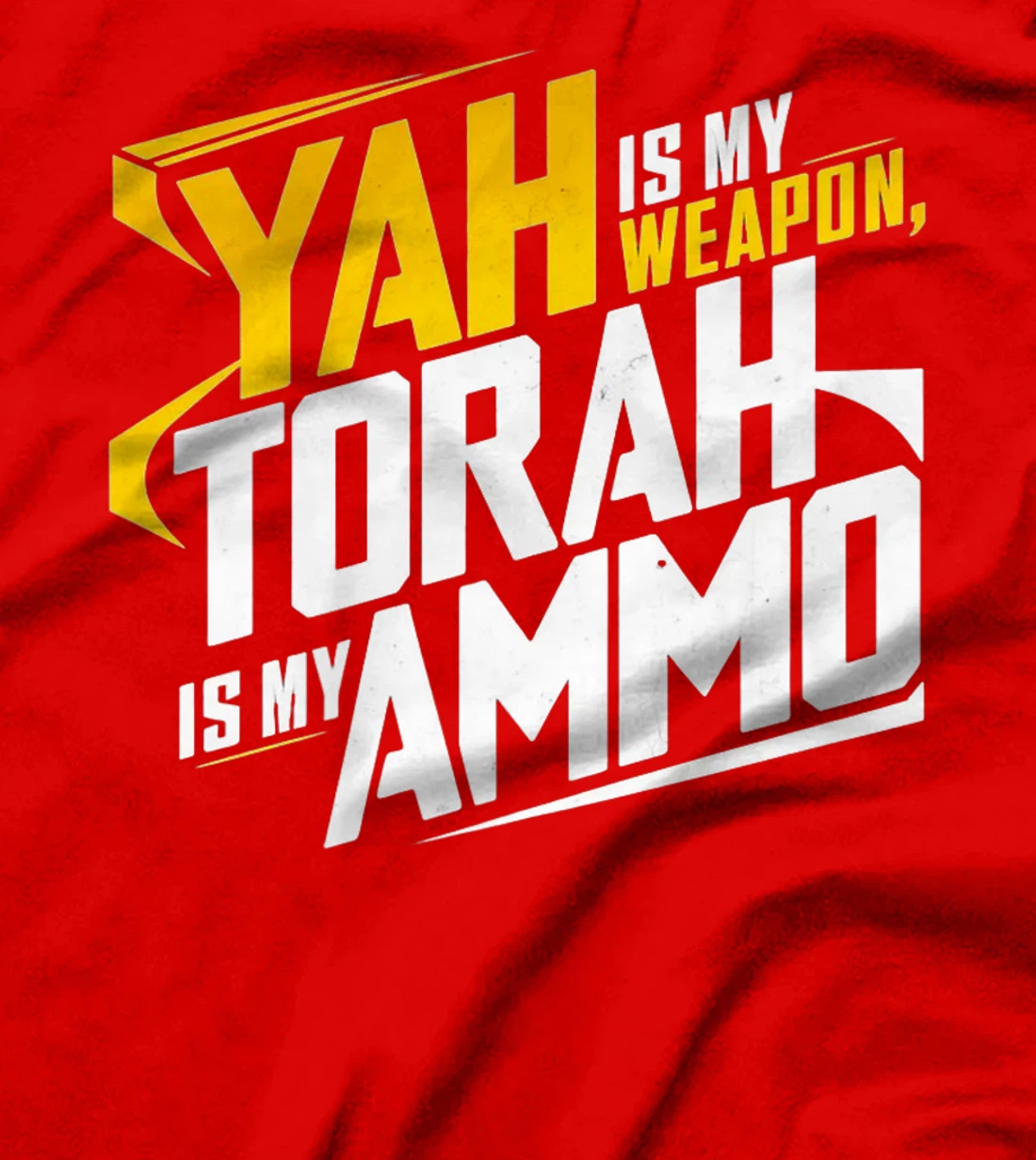 Hebrew Israelite Clothing Yah is My Weapon Judah Torah Premium T-Shirt