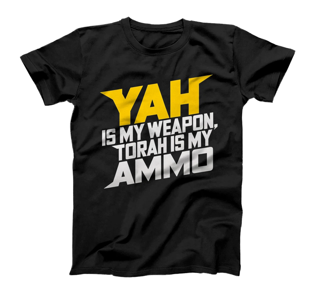 Hebrew Israelite Clothing Yah is My Weapon Judah Torah Premium T-Shirt
