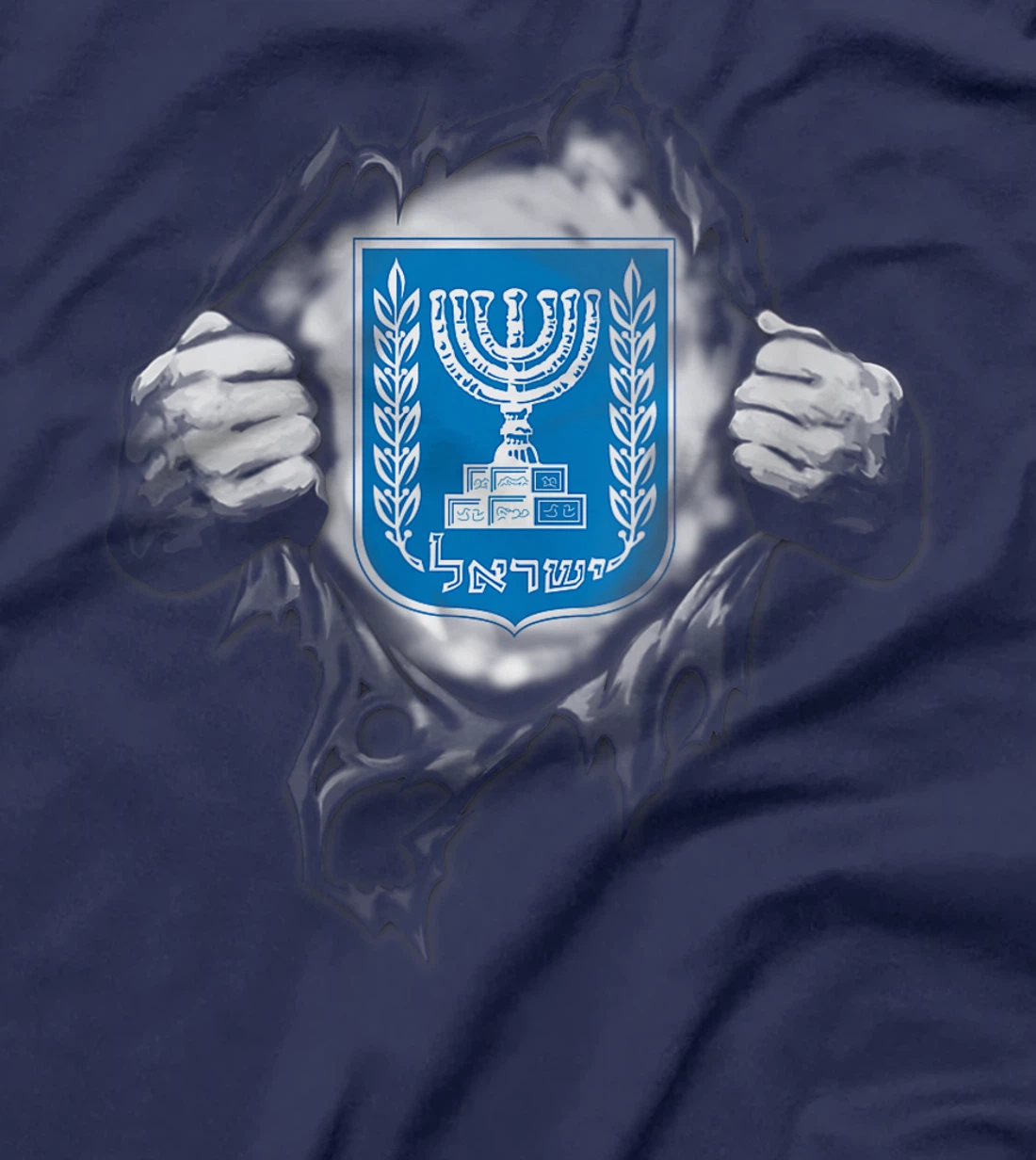 Womens Supper Israel Flag, Israel Country T-Shirt