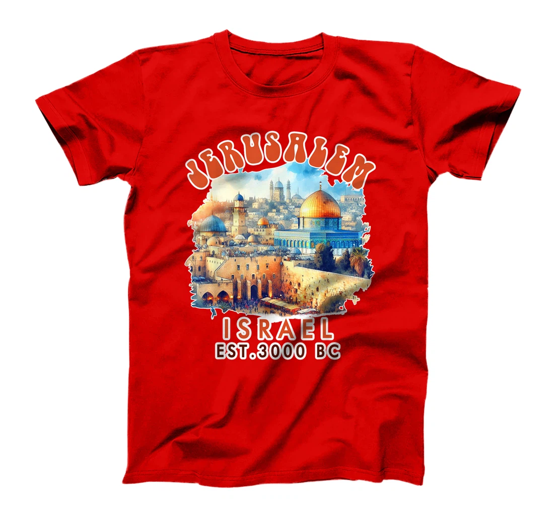 Jerusalem Travel Traveling Jerusalem Israel Vacation Trip T-Shirt