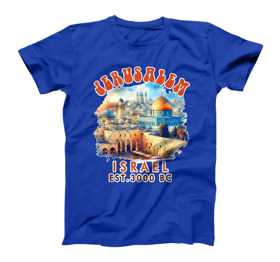 Jerusalem Travel Traveling Jerusalem Israel Vacation Trip T-Shirt