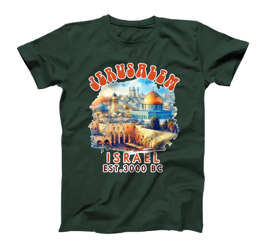 Jerusalem Travel Traveling Jerusalem Israel Vacation Trip T-Shirt