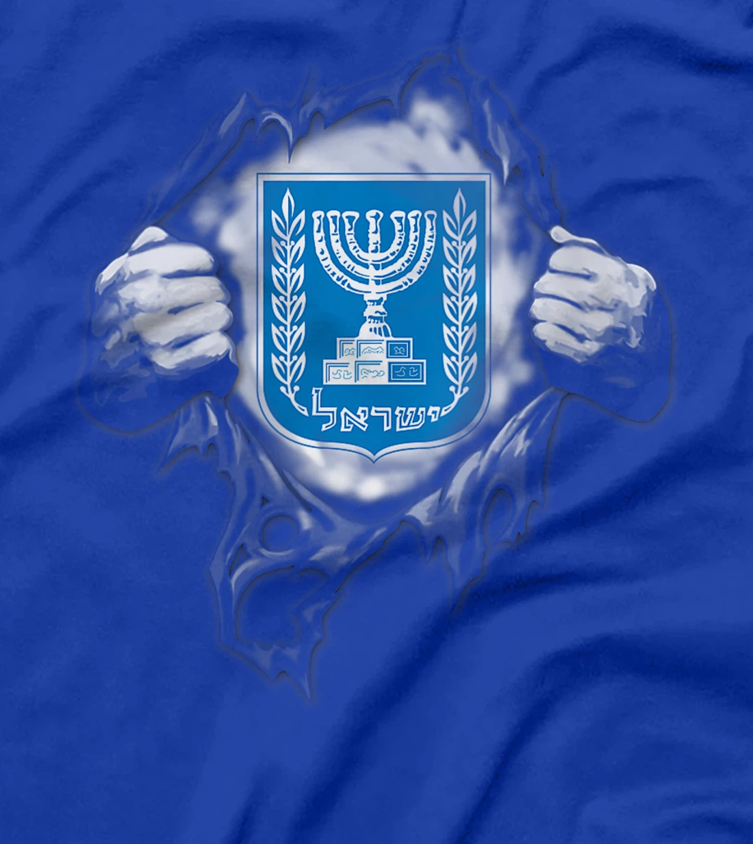 Womens Supper Israel Flag, Israel Country T-Shirt