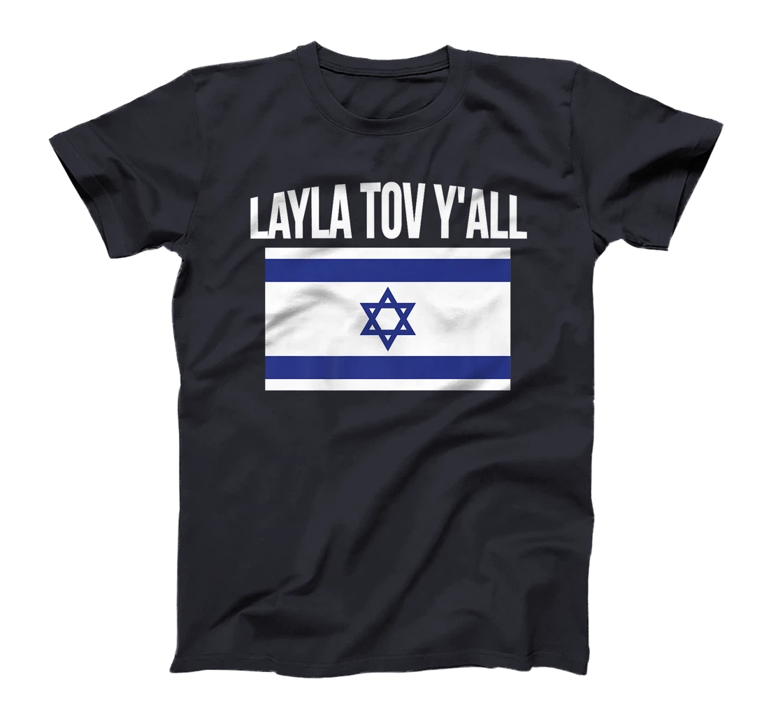 Layla Tov YAll Israel Flag Israeli Premium T-Shirt