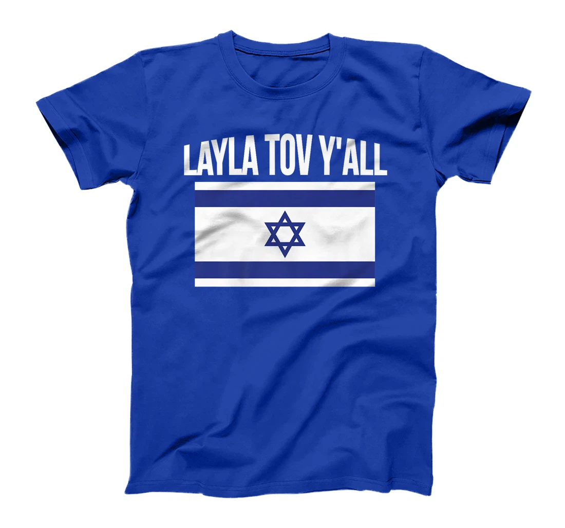 Layla Tov YAll Israel Flag Israeli Premium T-Shirt