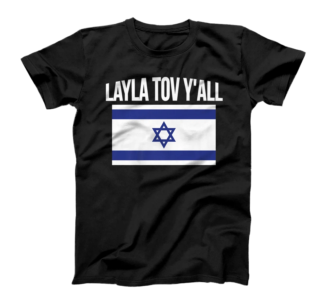 Layla Tov YAll Israel Flag Israeli Premium T-Shirt