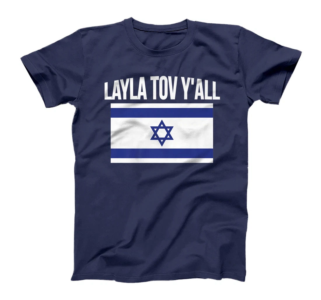 Layla Tov YAll Israel Flag Israeli Premium T-Shirt