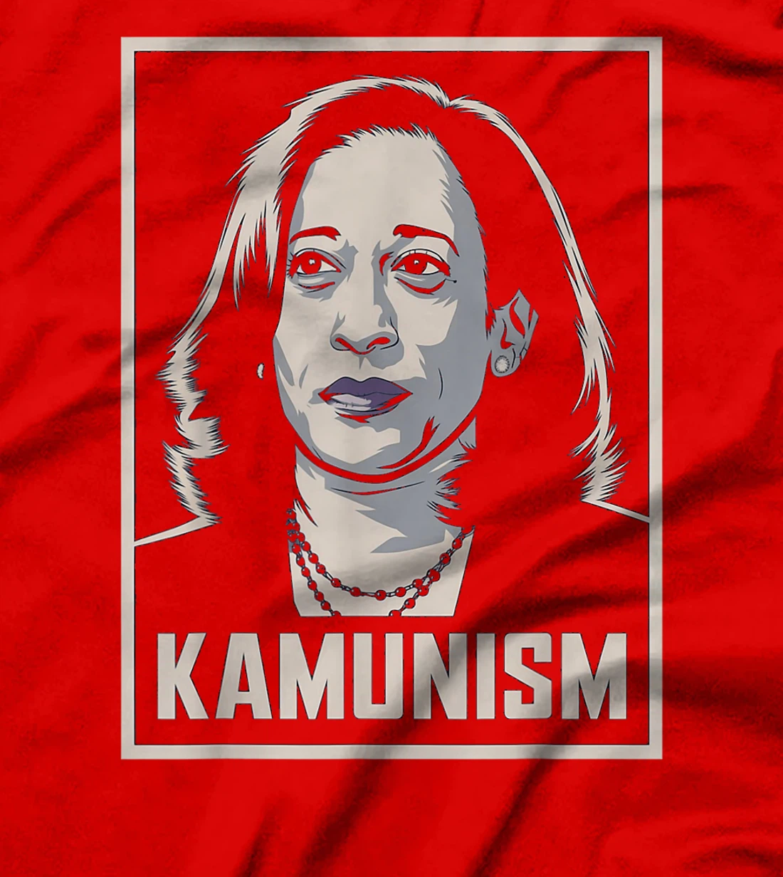 KAMUNISM Poster Patriotic Trump Republican Slogan '24 Voters T-Shirt