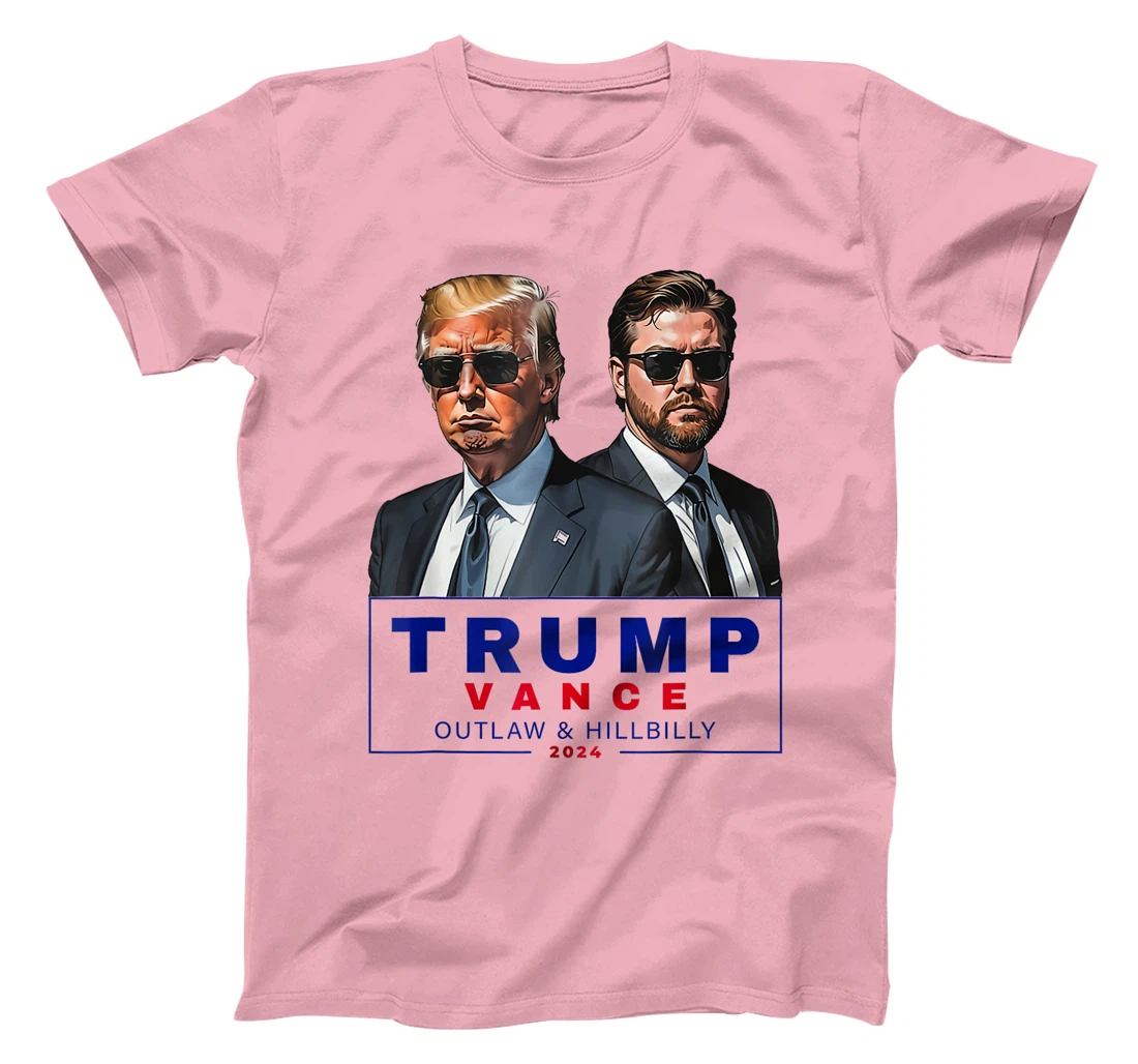Womens Trump Vance 2024 Outlaw and Hillbilly T-Shirt