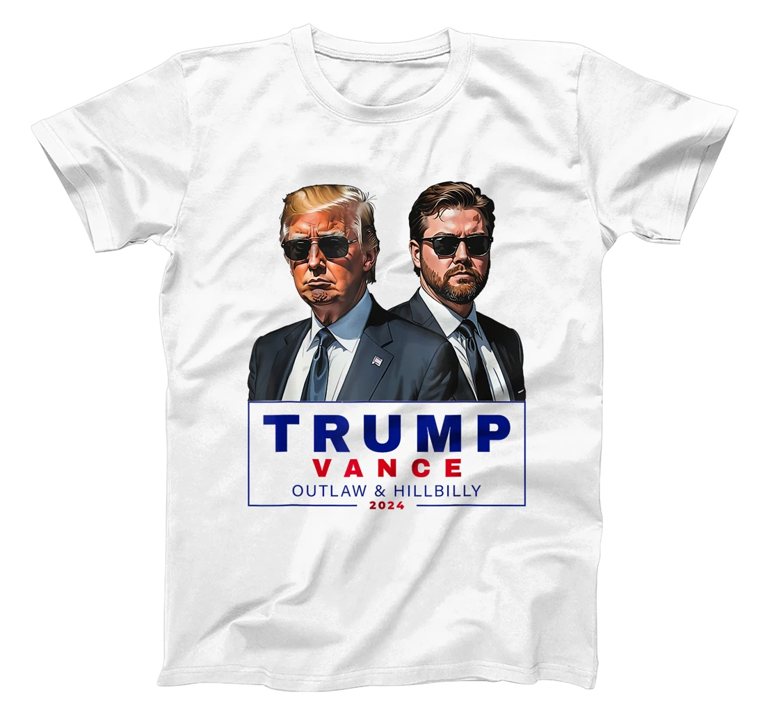 Womens Trump Vance 2024 Outlaw and Hillbilly T-Shirt