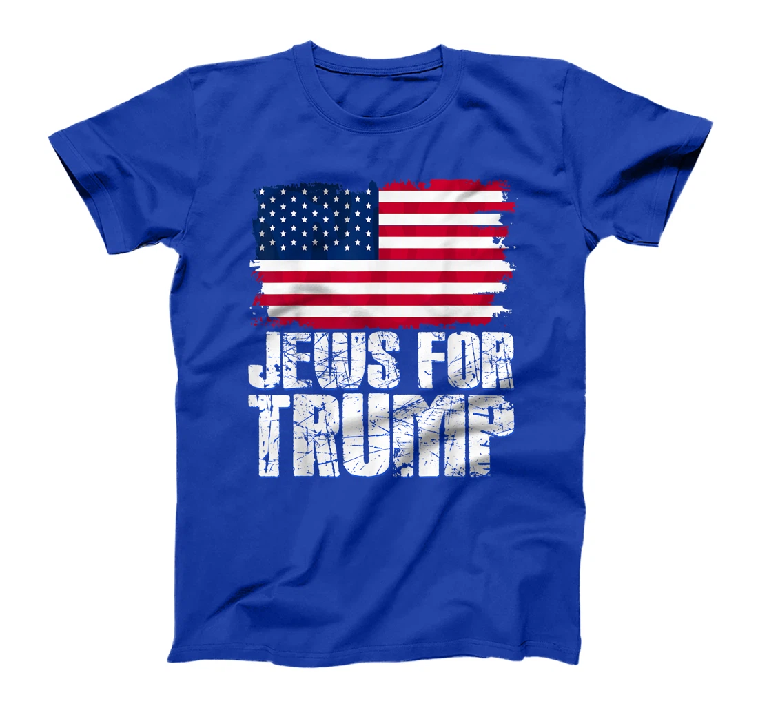 Jews For Trump Jewish American Flag Trump Voter T-Shirt