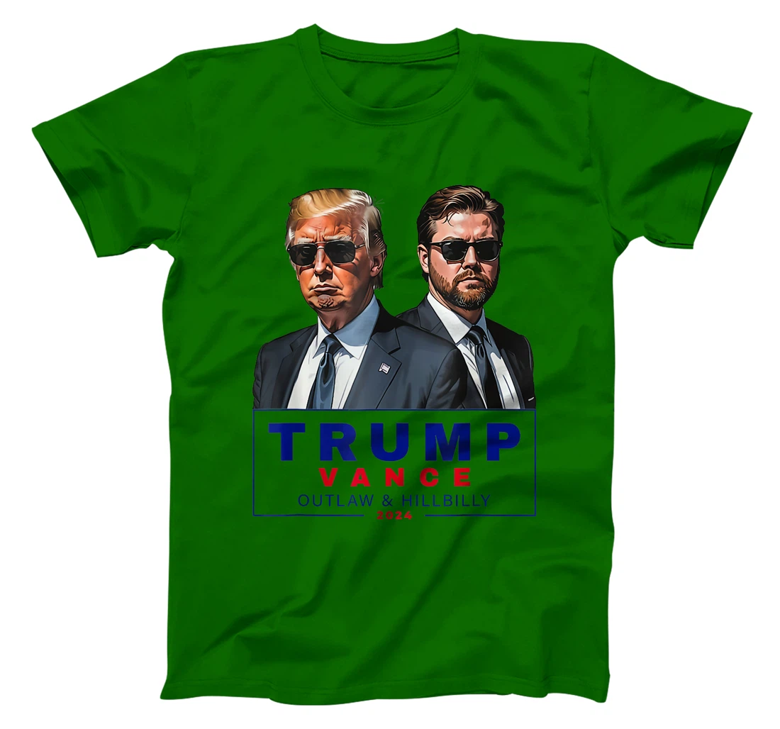 Womens Trump Vance 2024 Outlaw and Hillbilly T-Shirt
