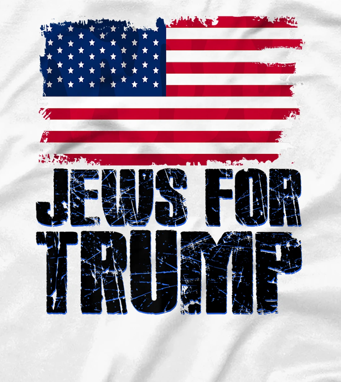 Jews For Trump American Flag Jewish Republican Premium T-Shirt