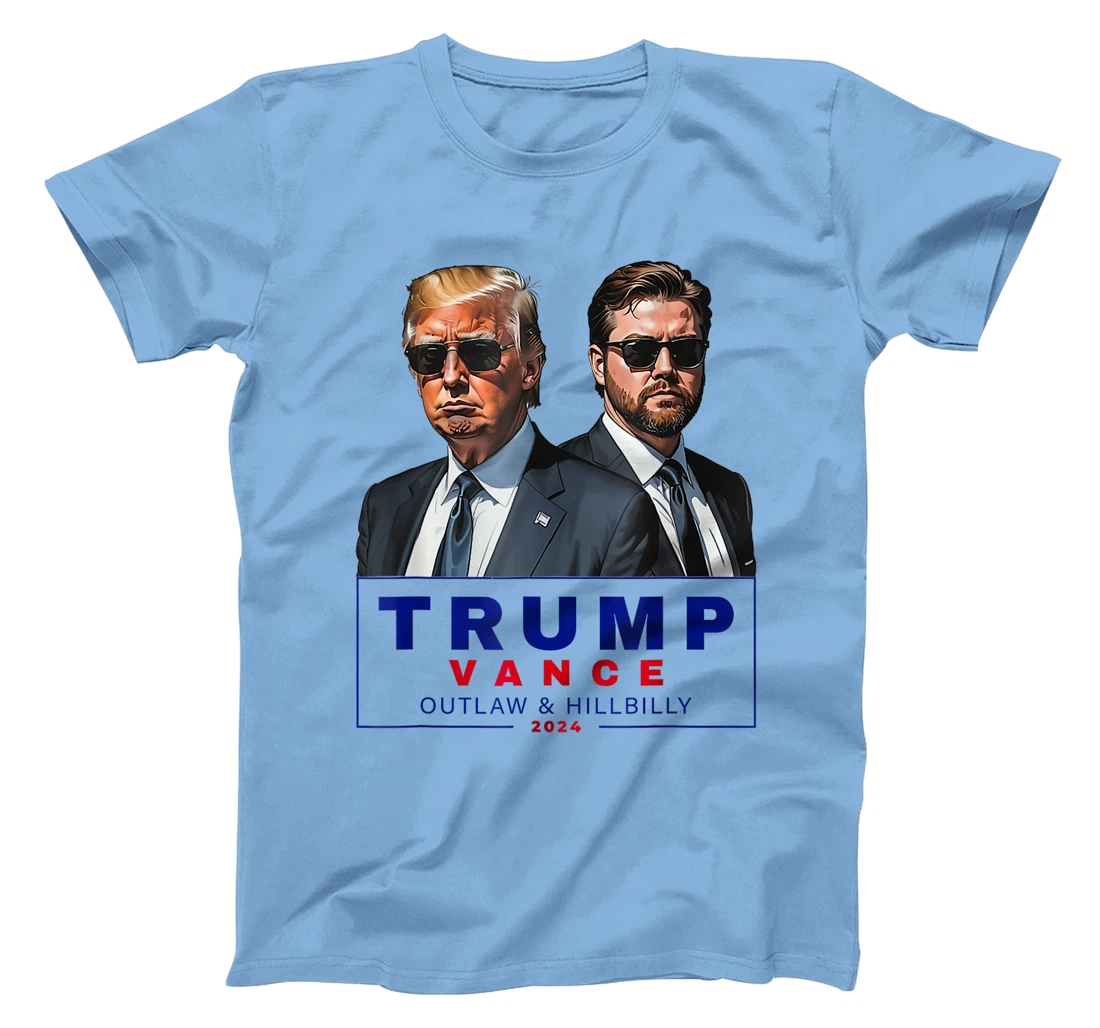 Womens Trump Vance 2024 Outlaw and Hillbilly T-Shirt