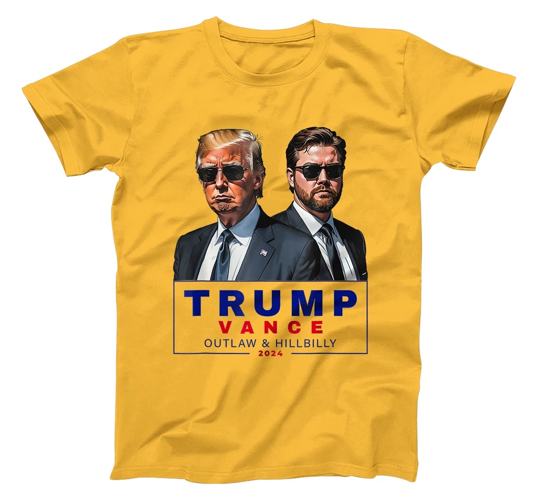 Womens Trump Vance 2024 Outlaw and Hillbilly T-Shirt