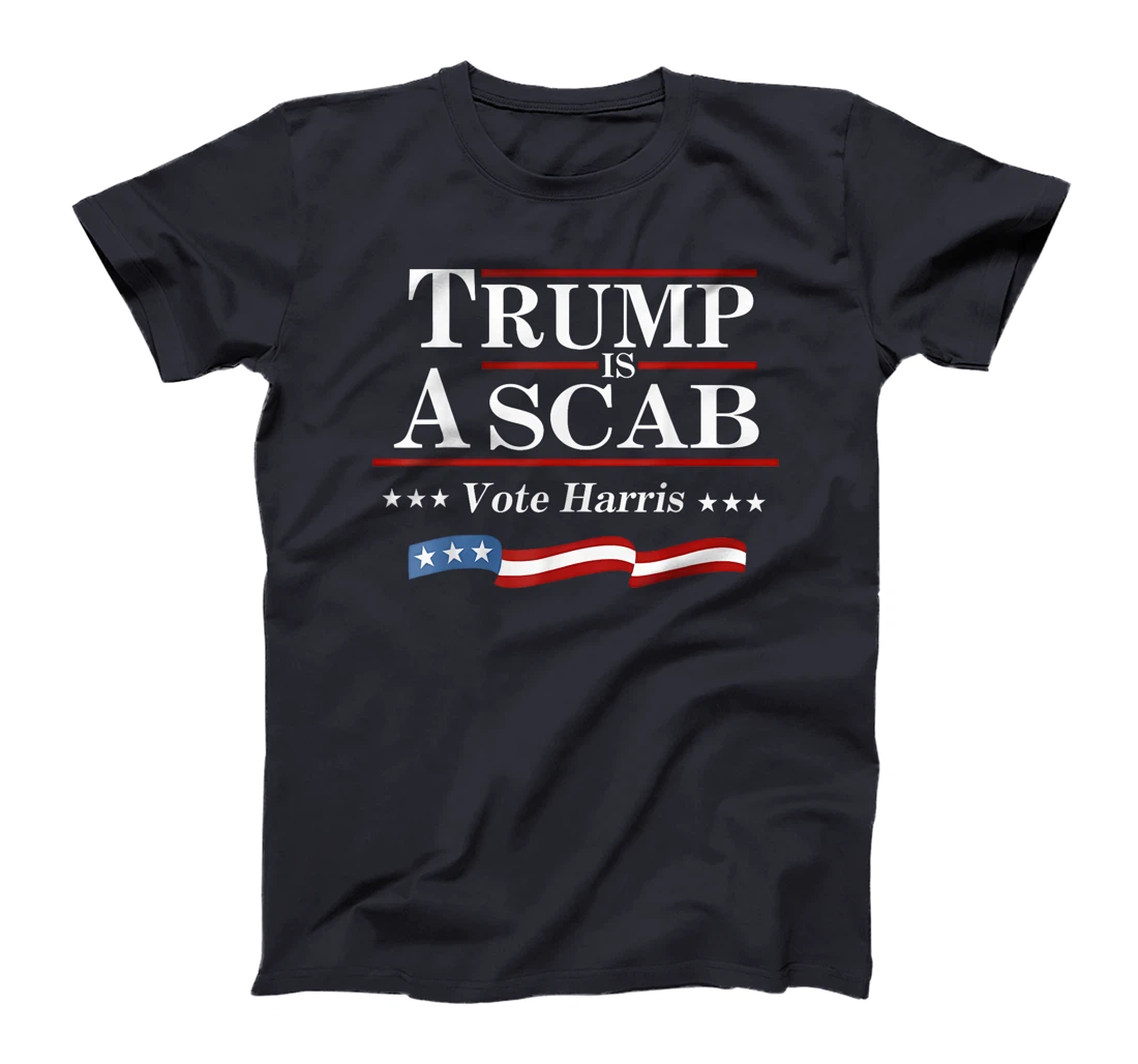 UAW Trump is a scab Vote Harris Grunge Retro Vintage T-Shirt