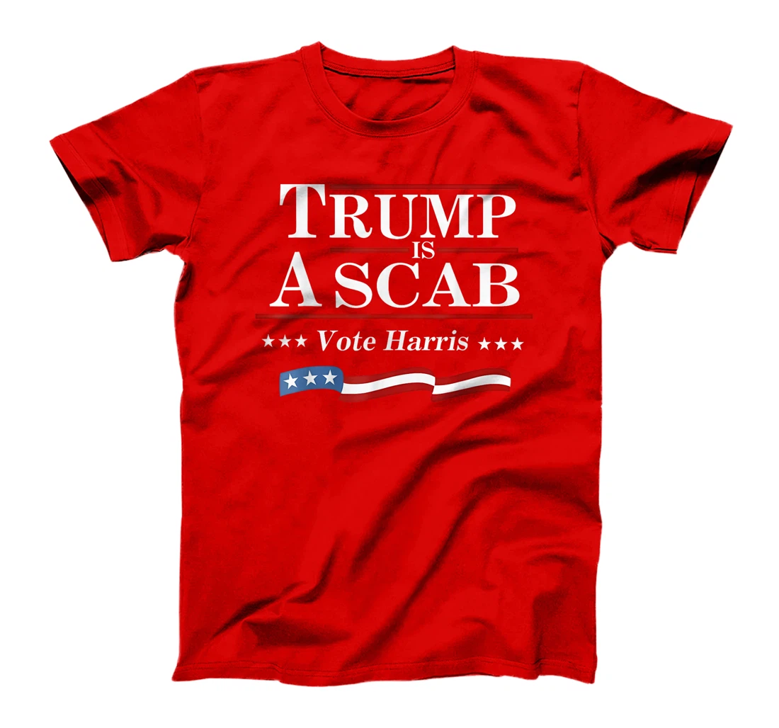 UAW Trump is a scab Vote Harris Grunge Retro Vintage T-Shirt