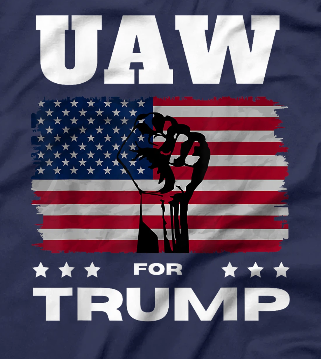 United Auto Workers for Donald Trump UAW 2024 election T-Shirt