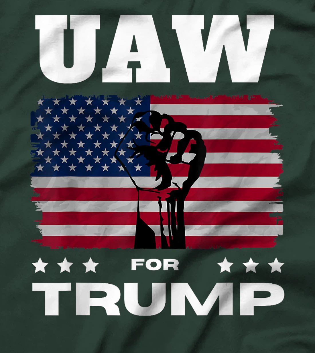 United Auto Workers for Donald Trump UAW 2024 election T-Shirt