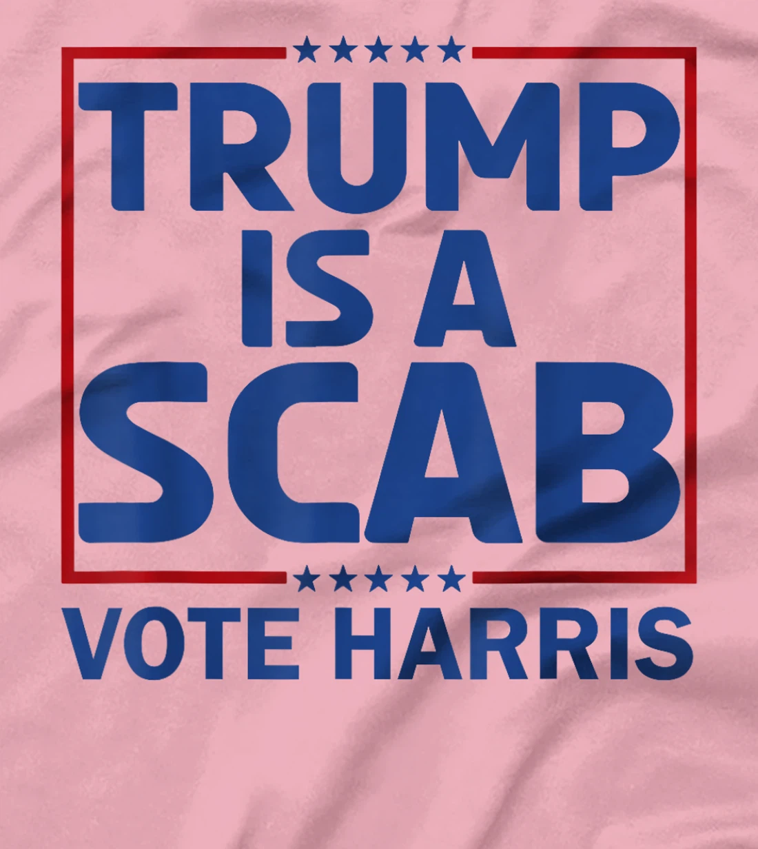 Cat Ladies Funny Trump Is A Scab Vote Harris T-Shirt