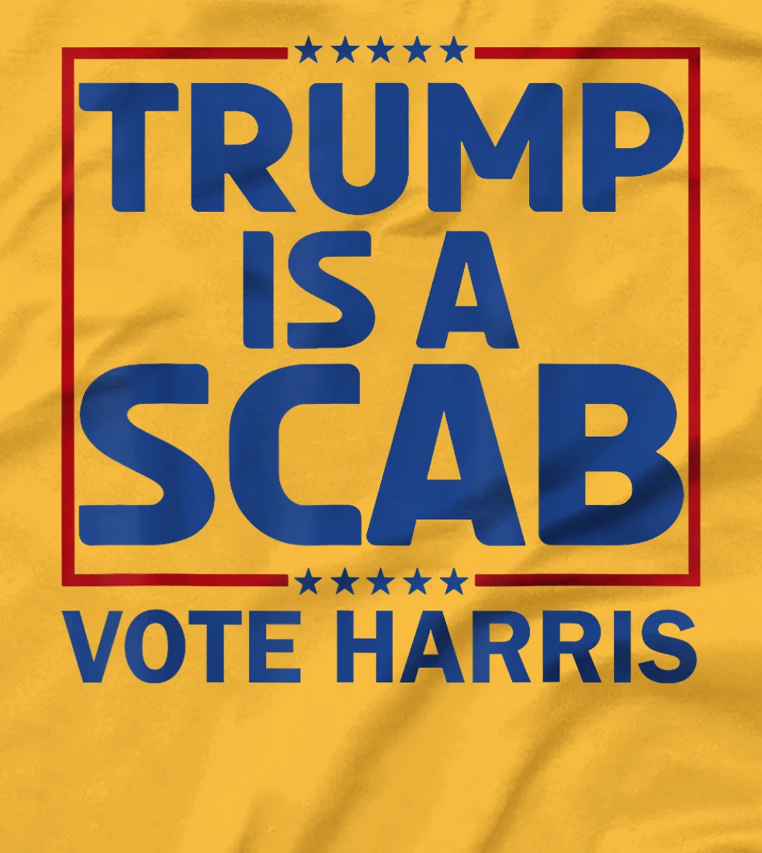 Cat Ladies Funny Trump Is A Scab Vote Harris T-Shirt