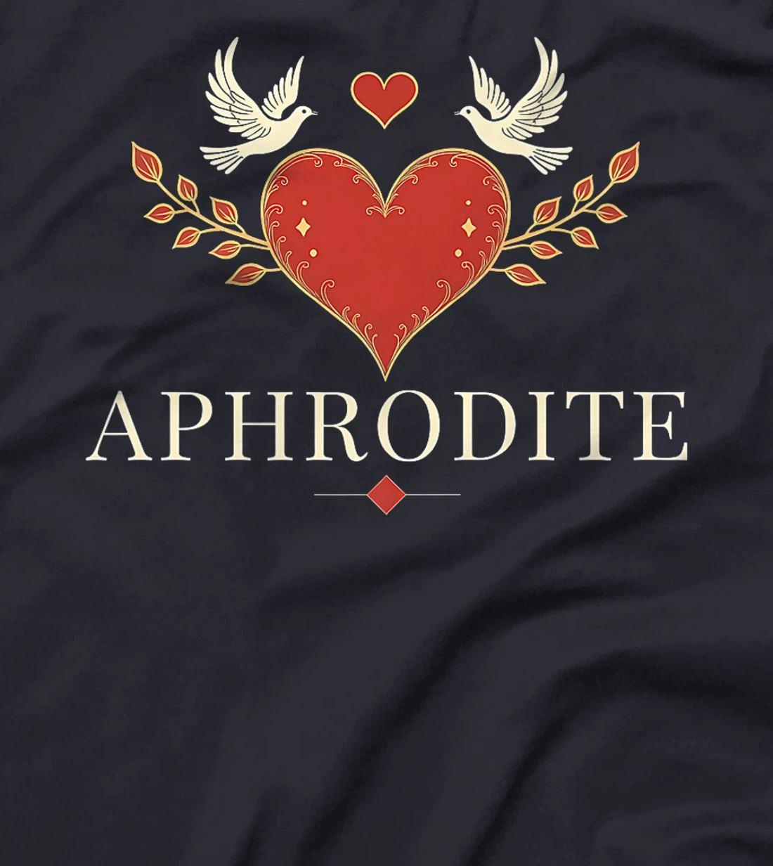 Aphrodite Greek Goddess of Love Symbol Premium T-Shirt