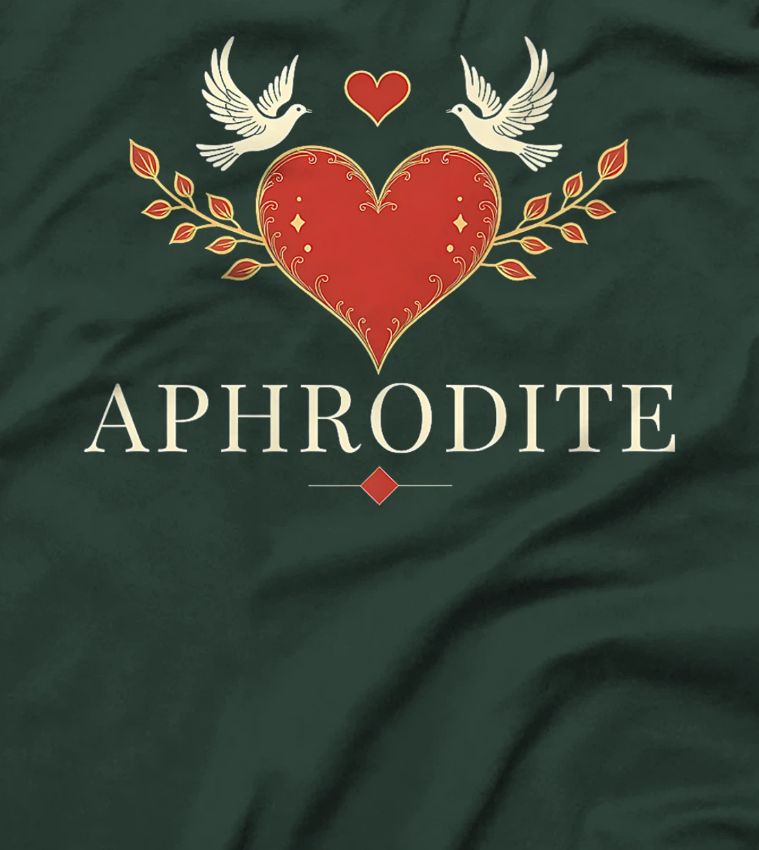 Aphrodite Greek Goddess of Love Symbol Premium T-Shirt