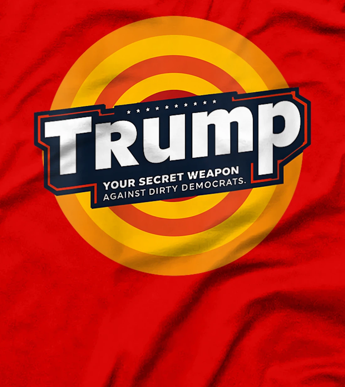 Womens God Bless America Trump T-Shirt