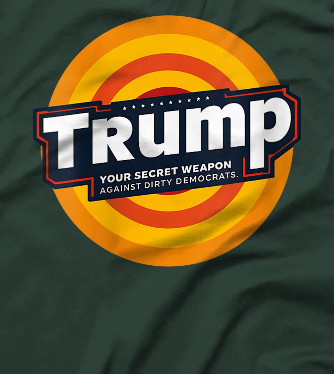 Womens God Bless America Trump T-Shirt