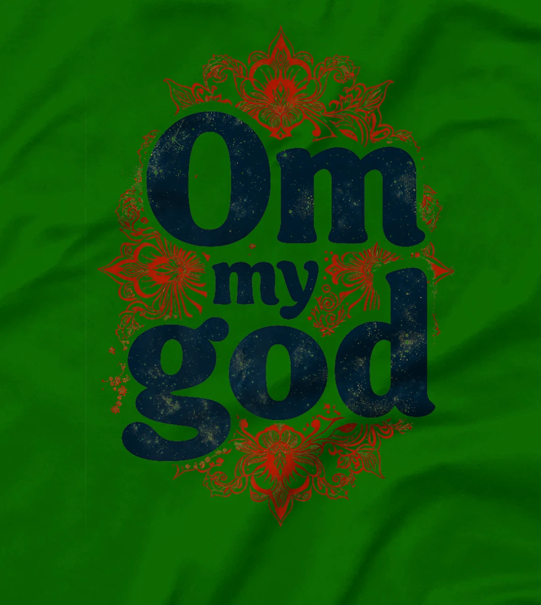 Om My God Yoga Meditation Spiritual Zen Yogi Namaste Design Premium T-Shirt