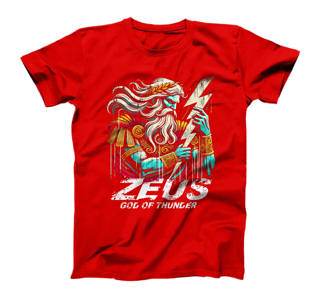 Zeus God of Thunder Greek Mythology Ancient Greece Premium T-Shirt