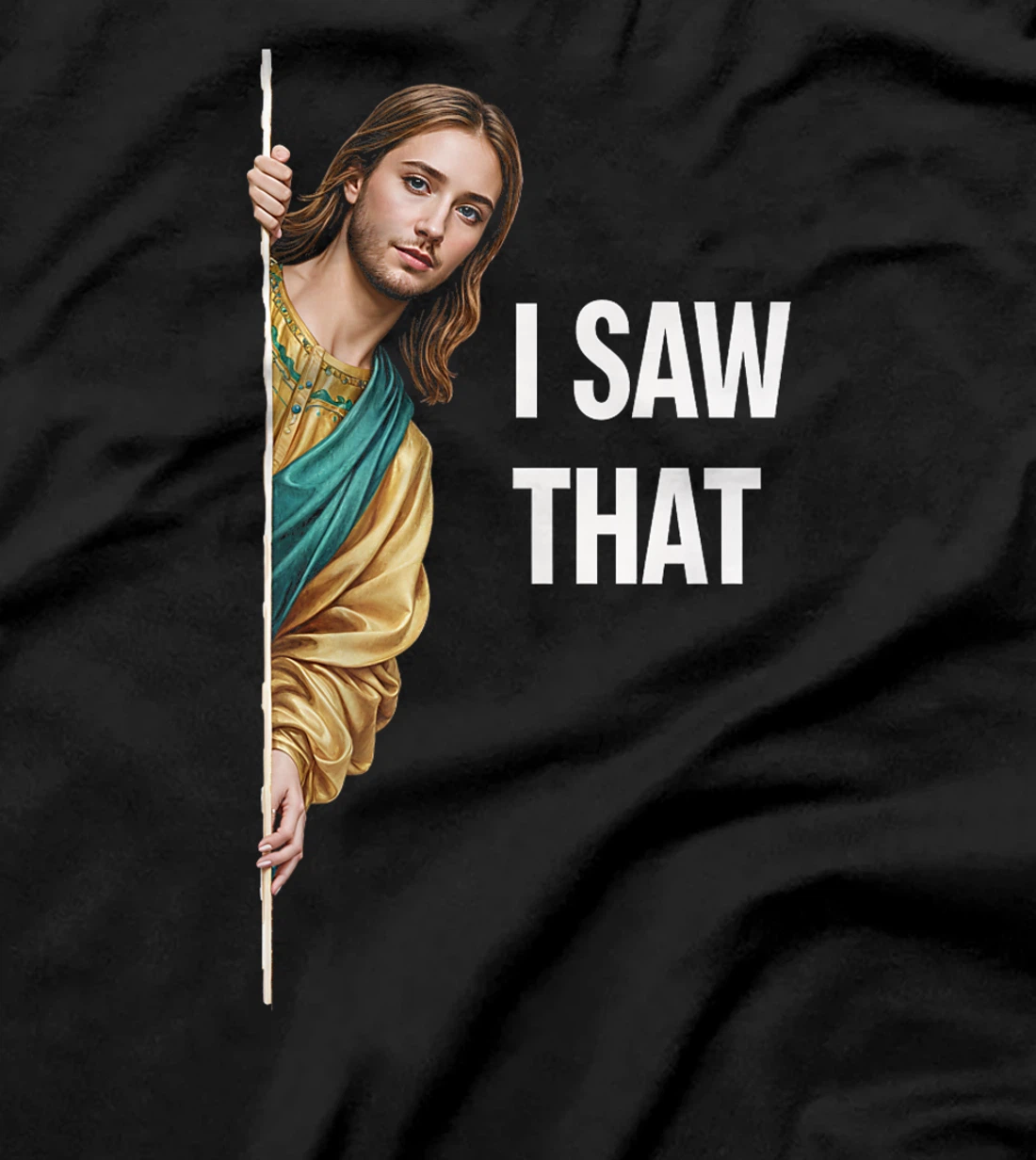 I Saw That Jesus Meme Christian Church Faith God Premium T-Shirt