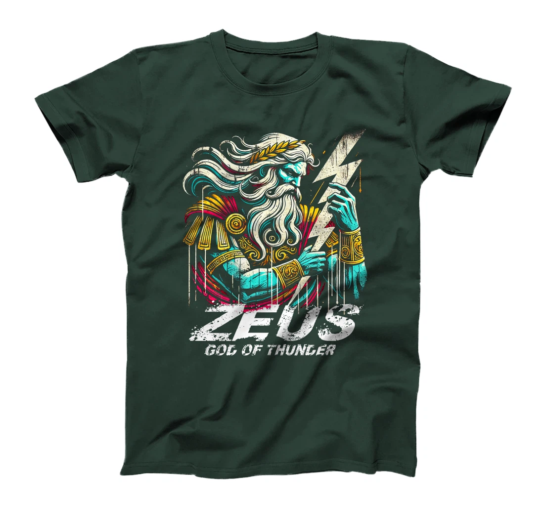 Zeus God of Thunder Greek Mythology Ancient Greece Premium T-Shirt