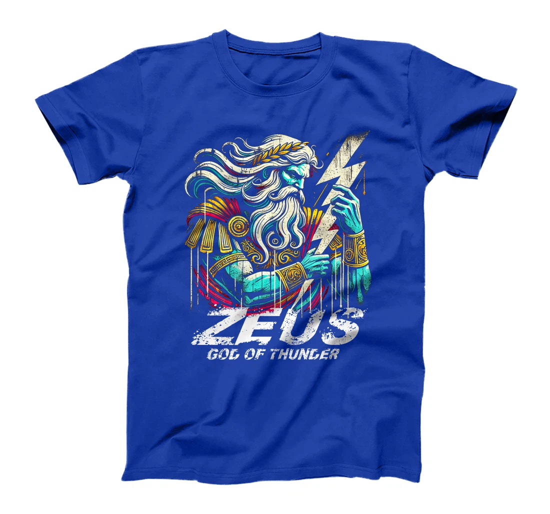 Zeus God of Thunder Greek Mythology Ancient Greece Premium T-Shirt