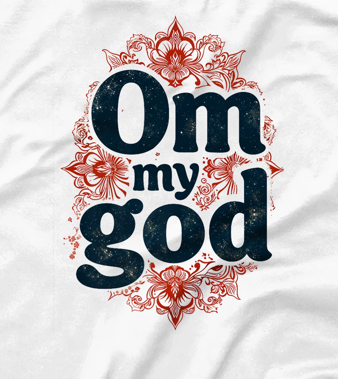 Om My God Yoga Meditation Spiritual Zen Yogi Namaste Design Premium T-Shirt