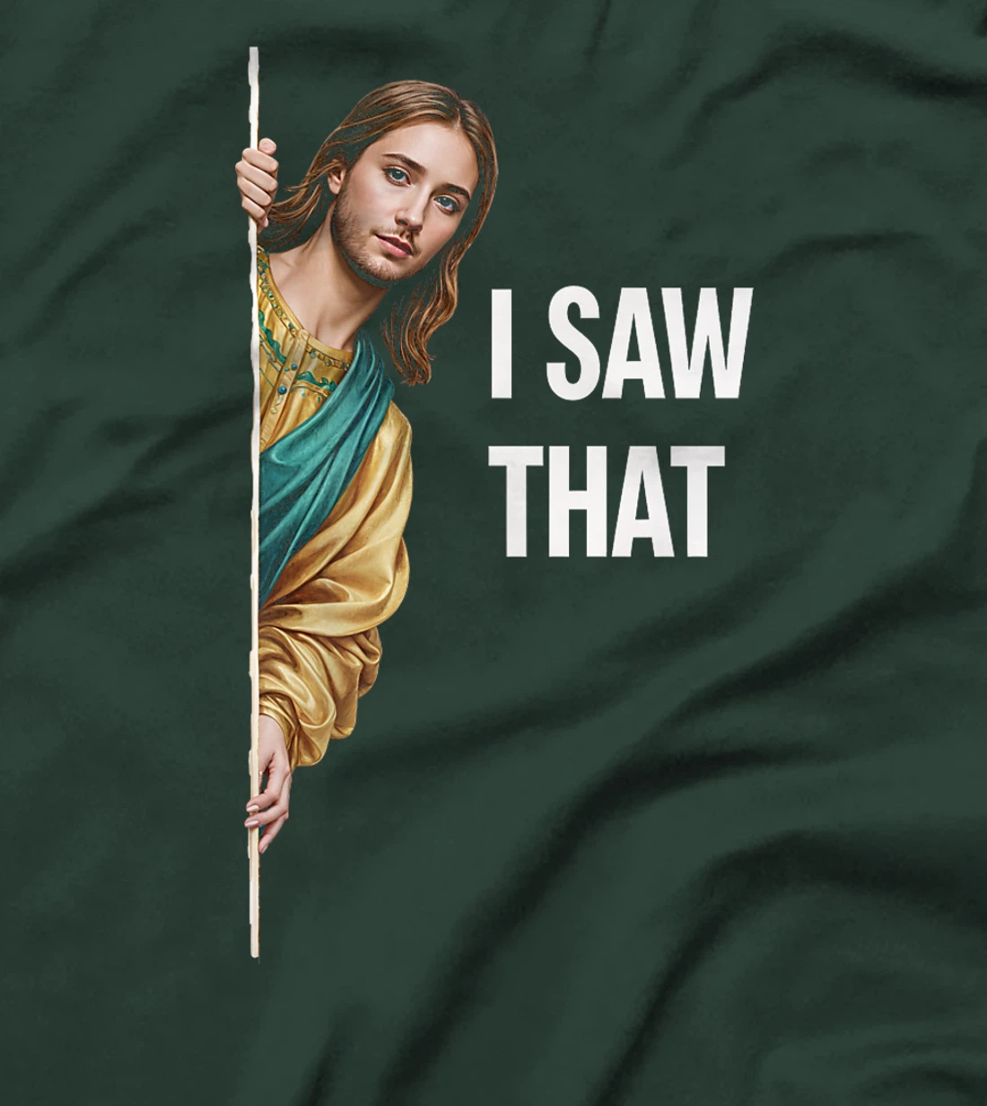I Saw That Jesus Meme Christian Church Faith God Premium T-Shirt