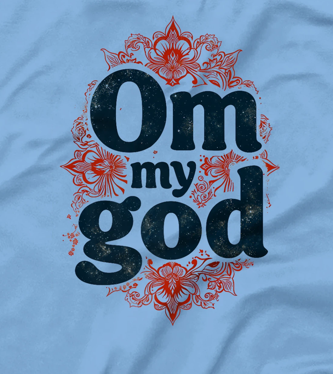 Om My God Yoga Meditation Spiritual Zen Yogi Namaste Design Premium T-Shirt