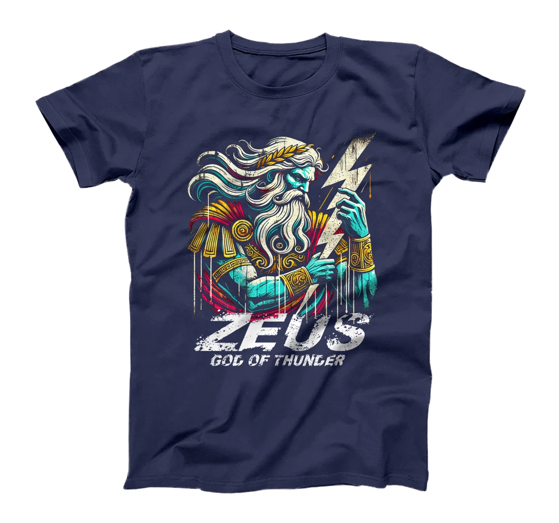 Zeus God of Thunder Greek Mythology Ancient Greece Premium T-Shirt