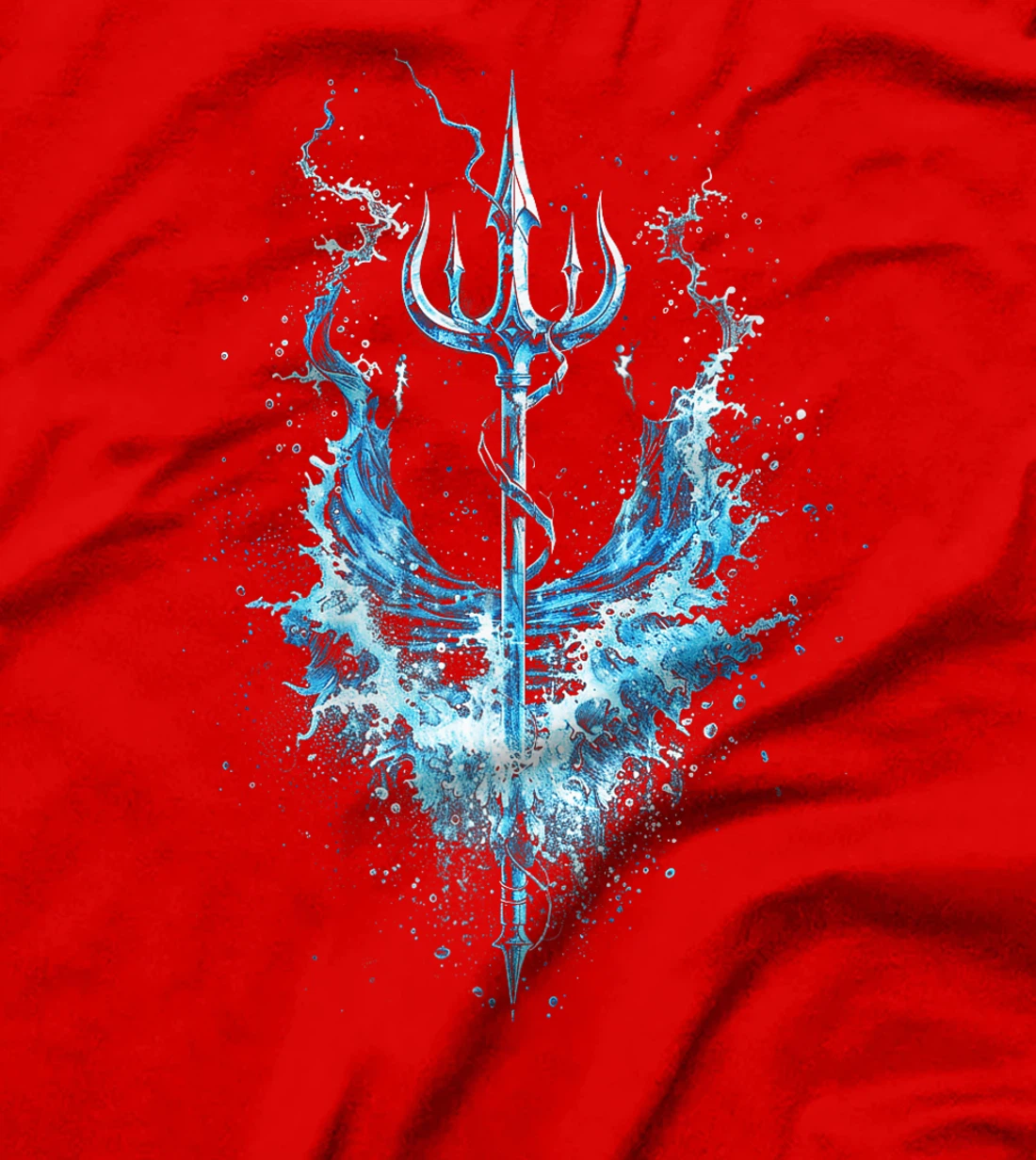 Poseidon Symbol Trident Greek God Mythology Premium T-Shirt