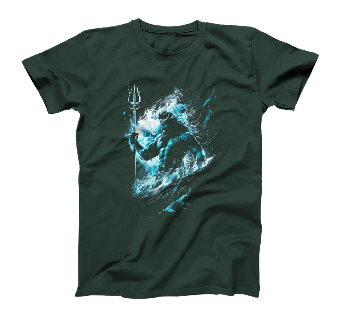 Poseidon Symbol Trident Greek God Zeus Sea god Premium T-Shirt