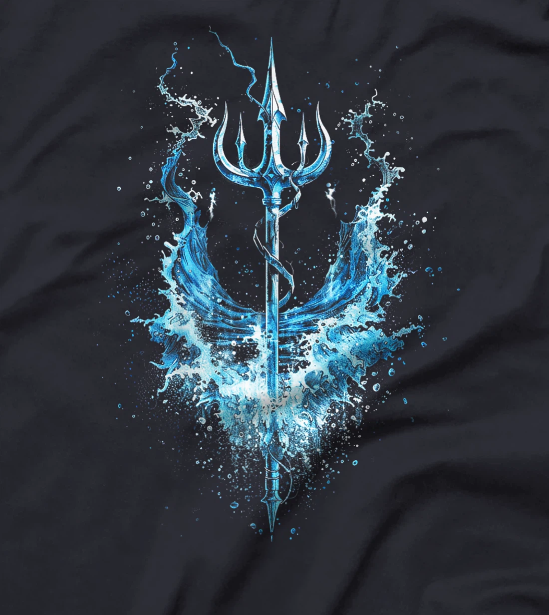 Poseidon Symbol Trident Greek God Mythology Premium T-Shirt