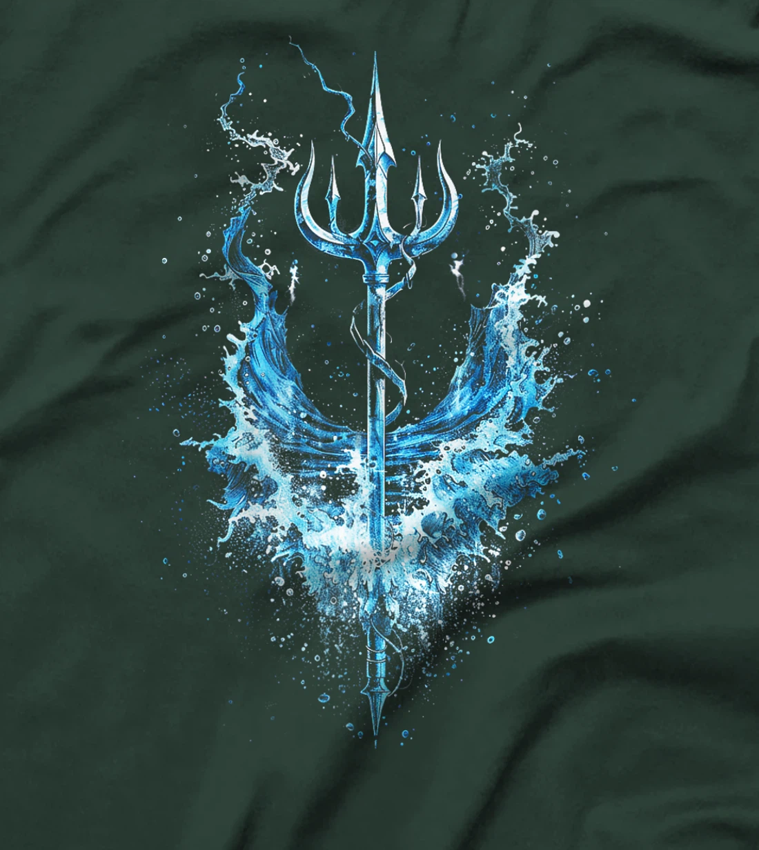 Poseidon Symbol Trident Greek God Mythology Premium T-Shirt