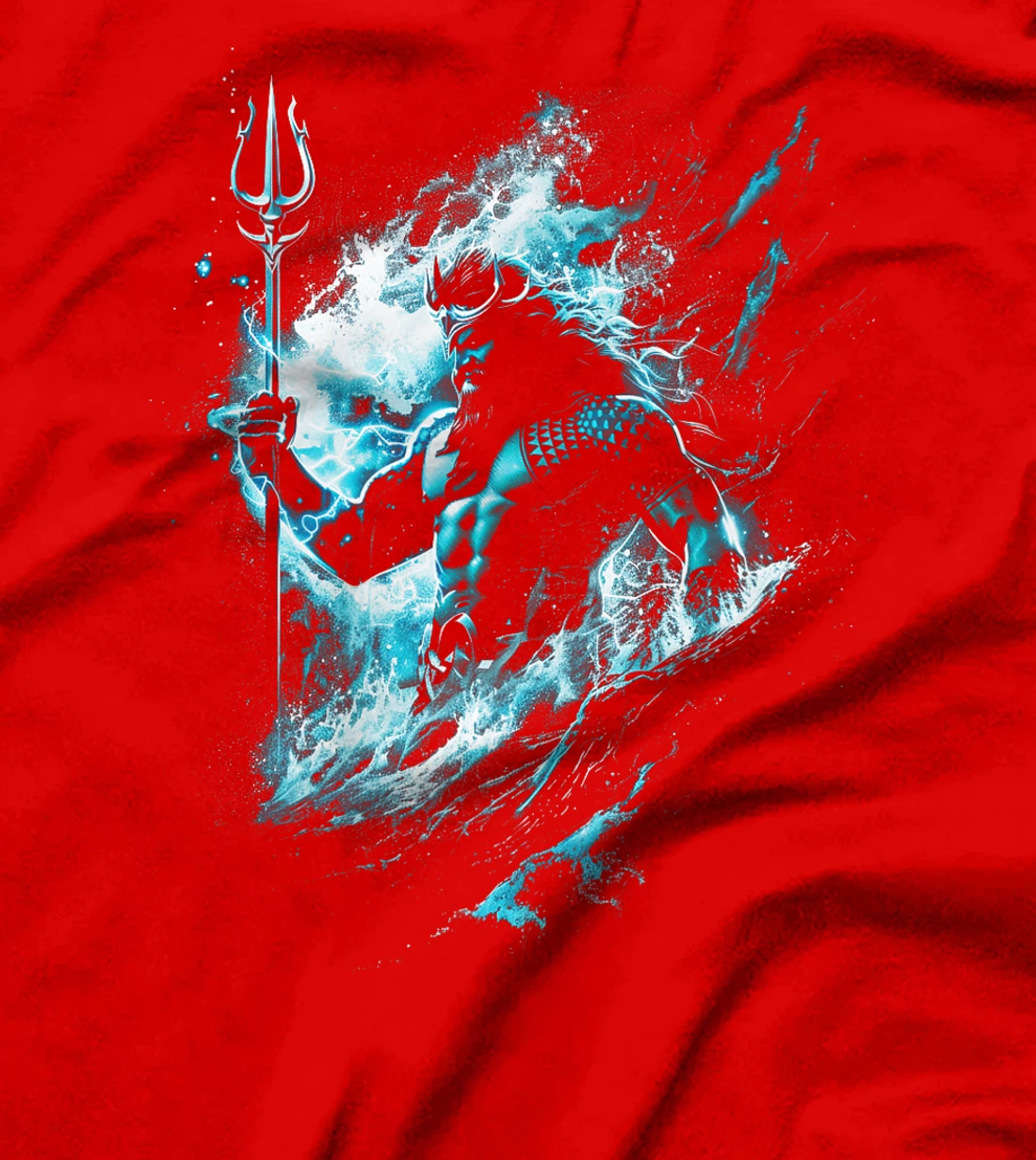 Poseidon Symbol Trident Greek God Zeus Sea god Premium T-Shirt