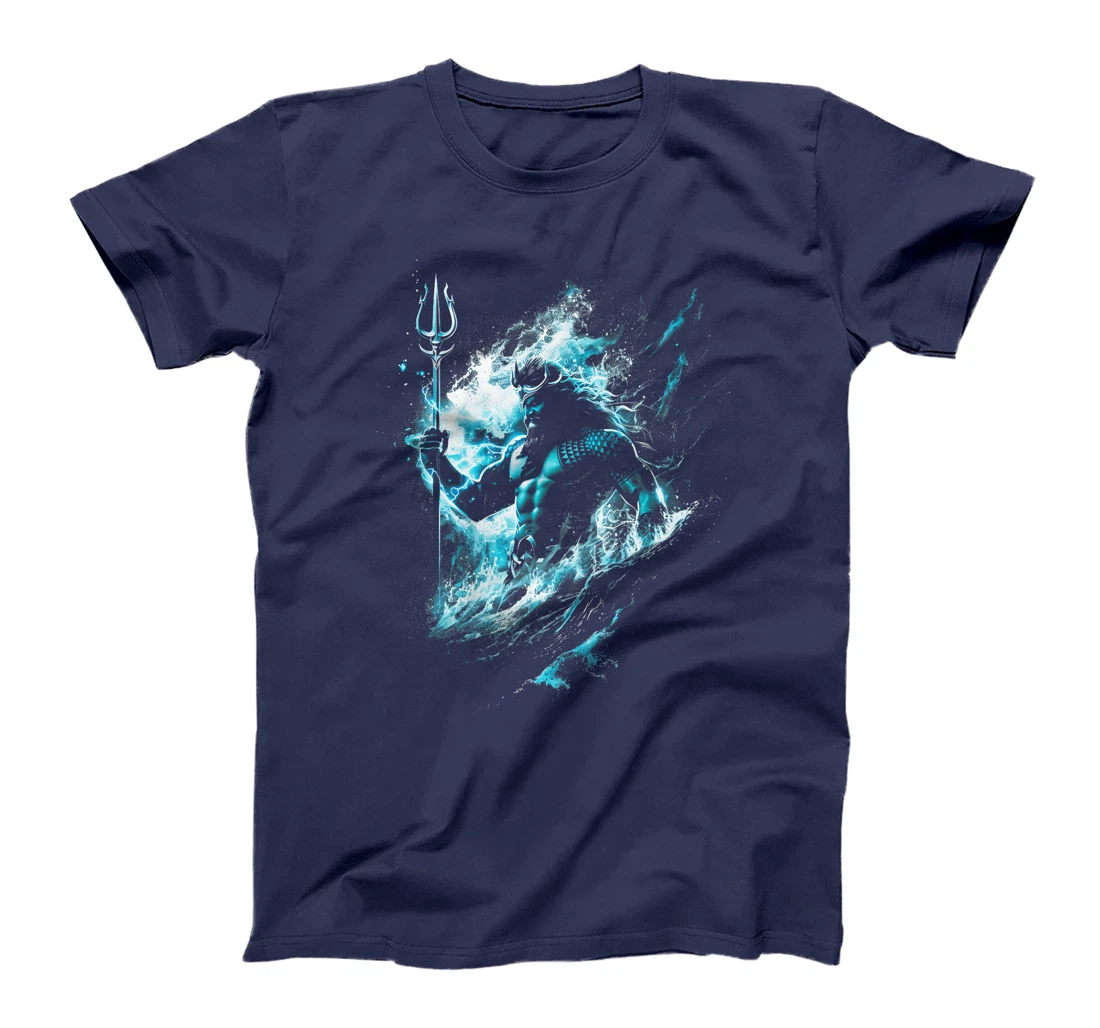 Poseidon Symbol Trident Greek God Zeus Sea god Premium T-Shirt