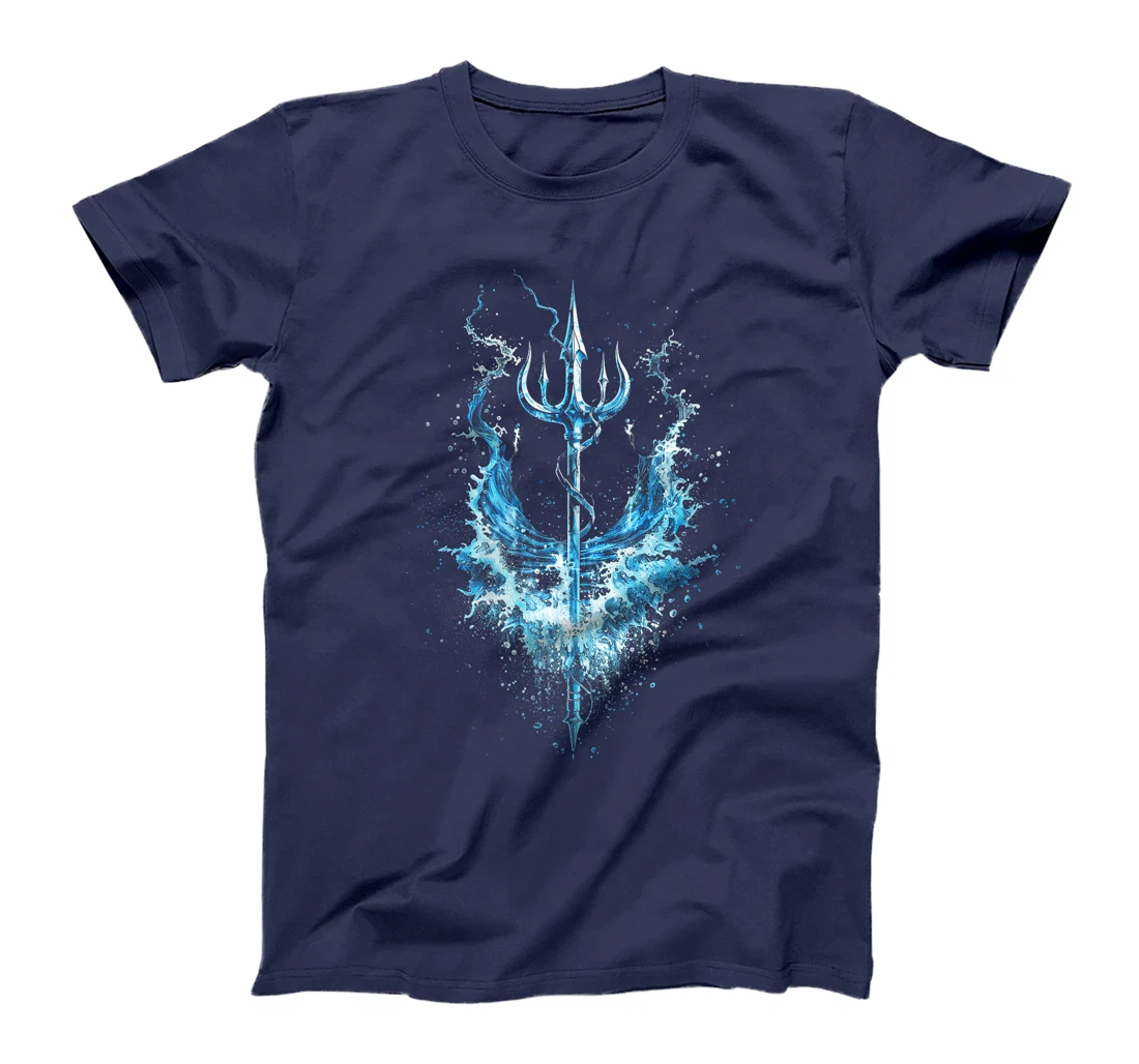 Poseidon Symbol Trident Greek God Mythology Premium T-Shirt